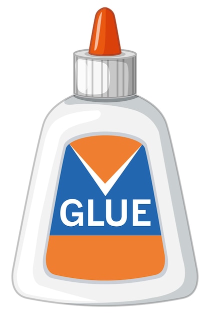 Gratis vector fles latexlijm