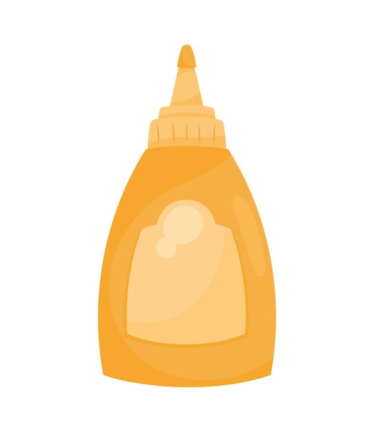 Gratis vector fles mosterdsaus