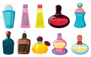 Gratis vector flessen parfum