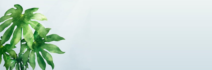Gratis Vector floral aquarel banner