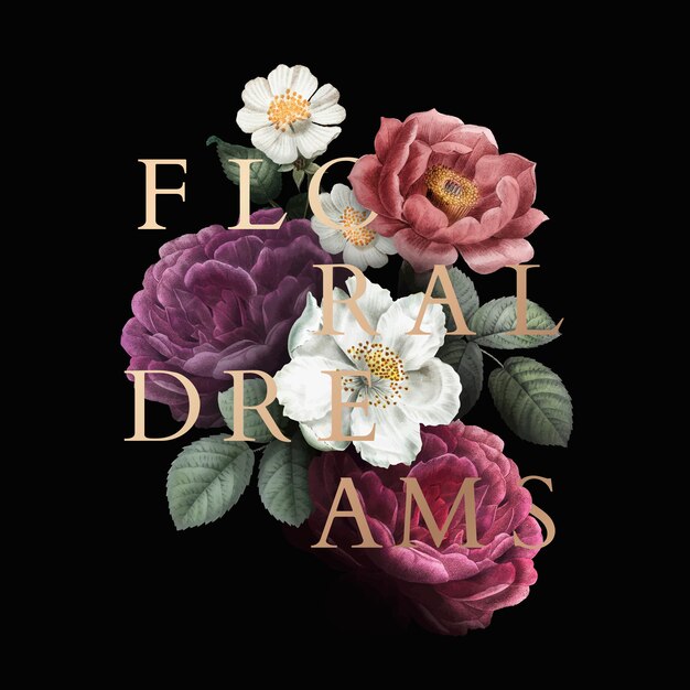 Floral dreams-badge