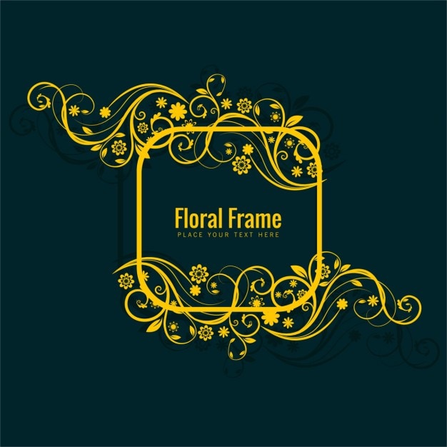 Floral frame achtergrond