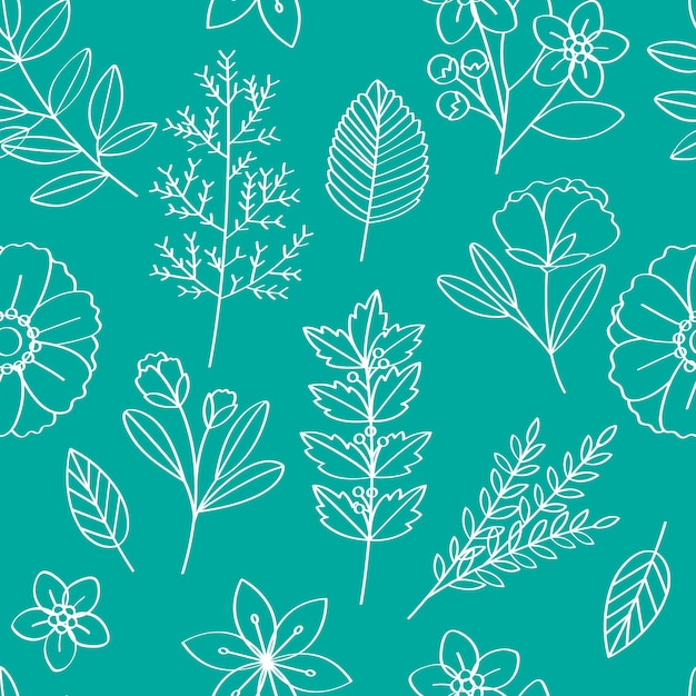 Floral Vector patroon ontwerp illustratie