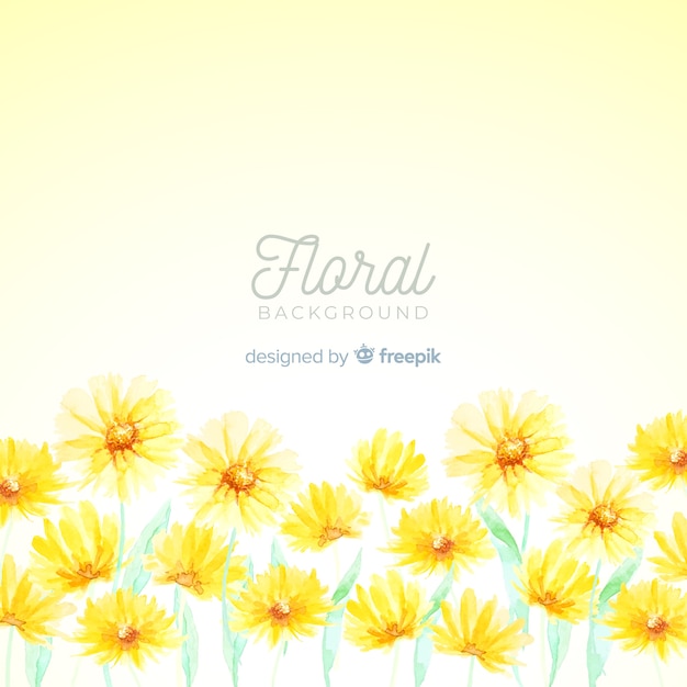 Gratis vector florale achtergrond