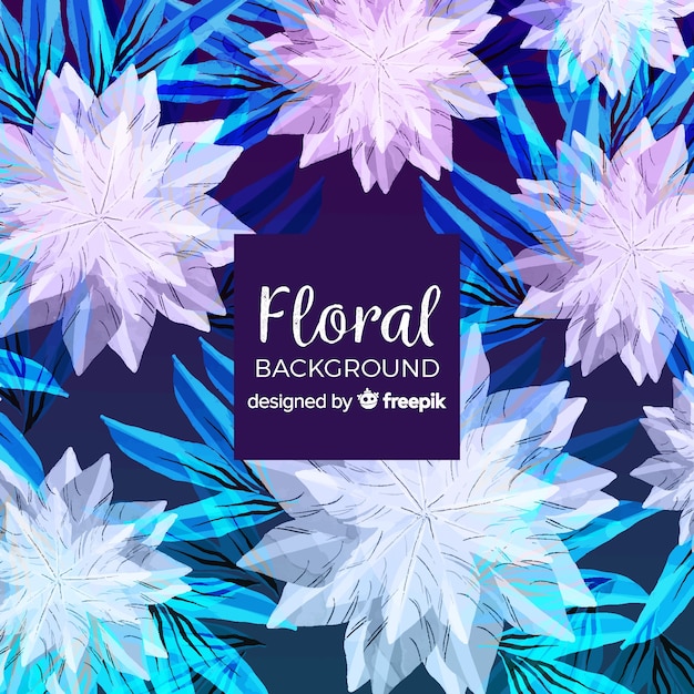 Gratis vector florale achtergrond