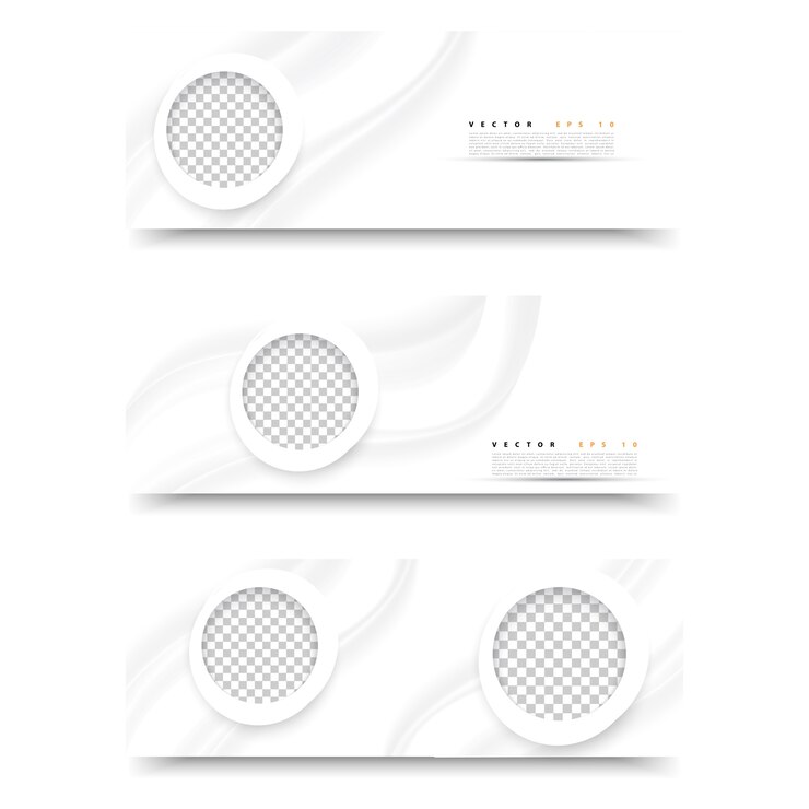 Gratis Vector flyer sjabloon header design.