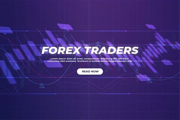 Gratis vector forex trading achtergrond