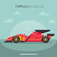 Gratis vector formule 1 raceauto