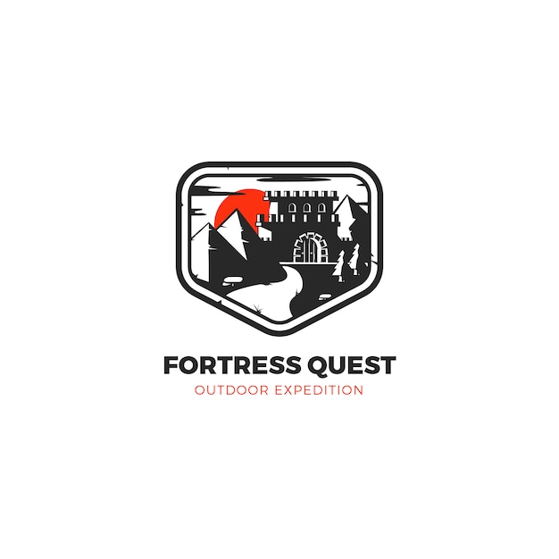 Fortress logo design