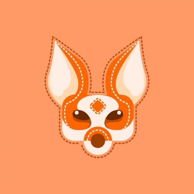 Gratis vector fox ontwerp