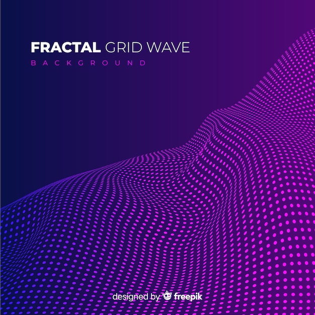 Fractal rooster golf achtergrond