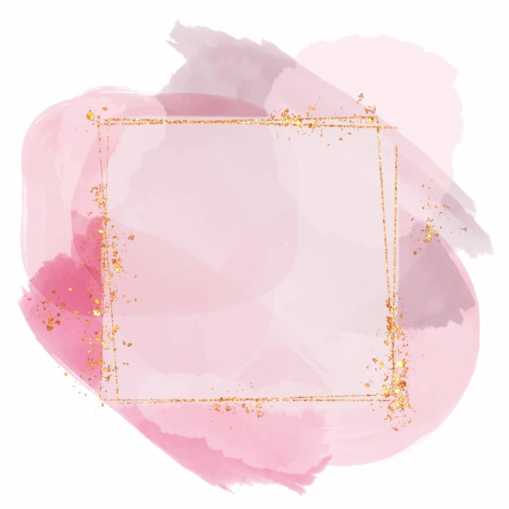 Gratis Vector frame in abstracte aquarelstijl