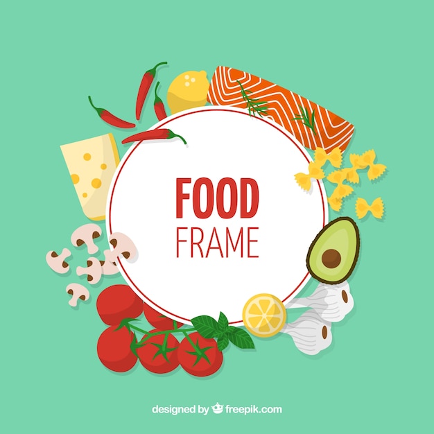 Frame met heerlijk eten