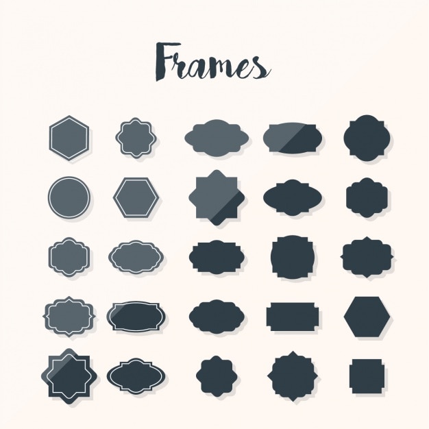 Gratis vector frames collectie