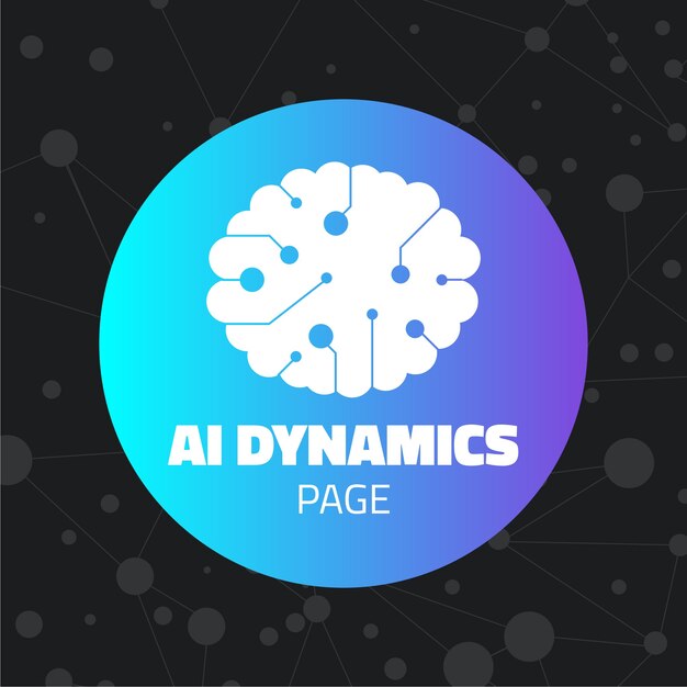 Futuristische ai dynamics pagina linkedin profielfoto