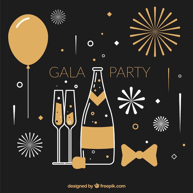 Gratis vector gala party