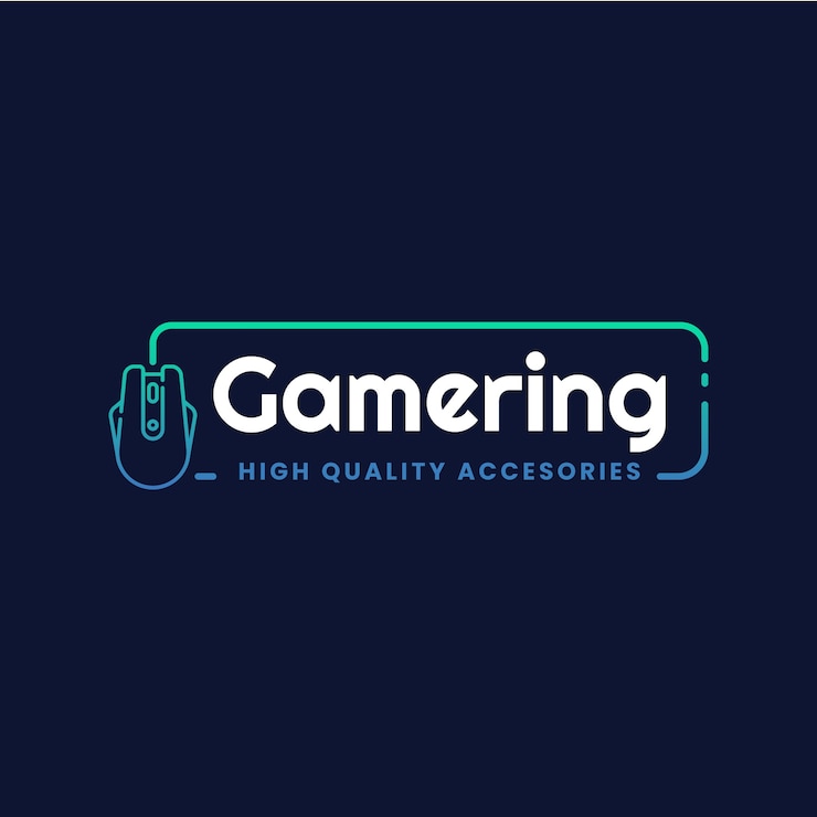 Gratis Vector gaming logo sjabloon