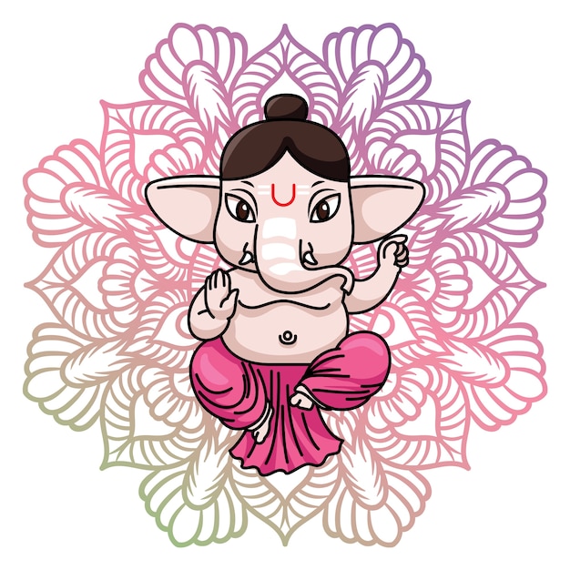 Ganesha achtergrond ontwerp