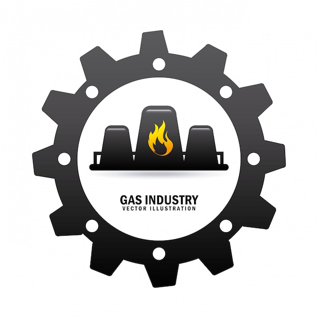 Gratis vector gasindustrie