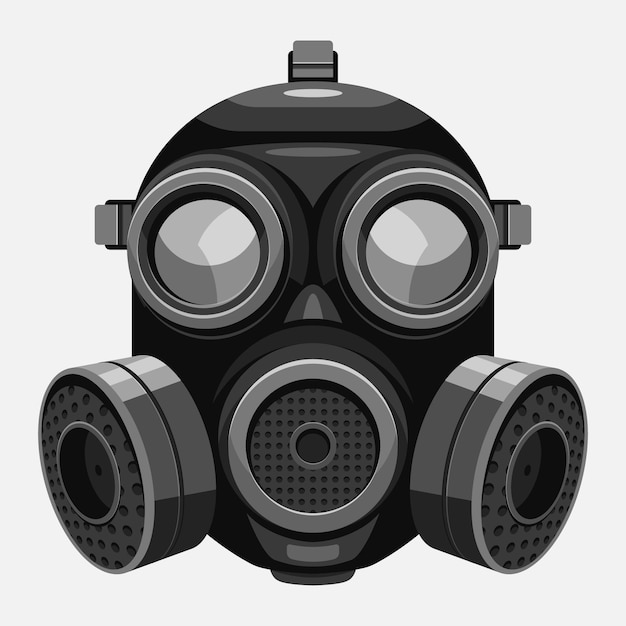 Gasmasker gasmasker geïllustreerd