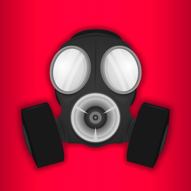 Gratis vector gasmasker gasmasker