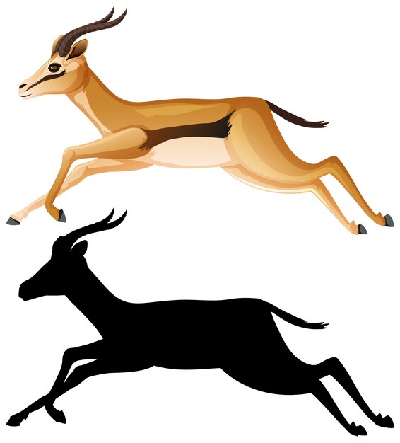 Gazelle stripfiguur