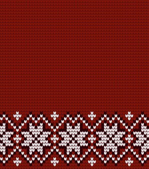 Gebreid kerst- en nieuwjaarspatroon in koe. wol breien trui ontwerp. behangpapier textiel print. eps 10