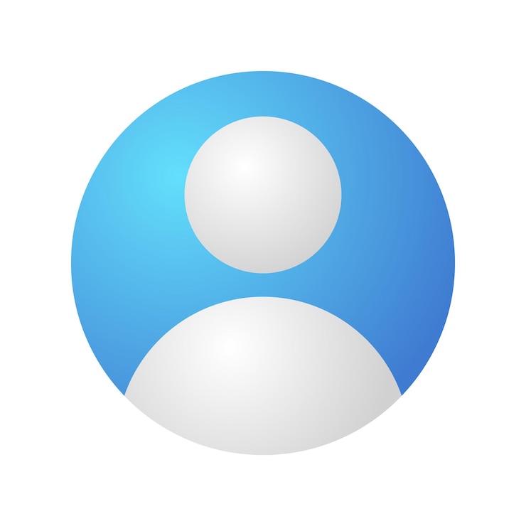 Gratis Vector gebruikerscirkels ingesteld