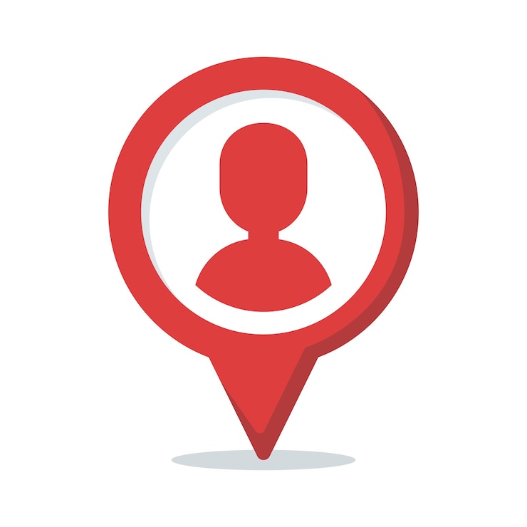 Gratis Vector gebruikerslocatie pin