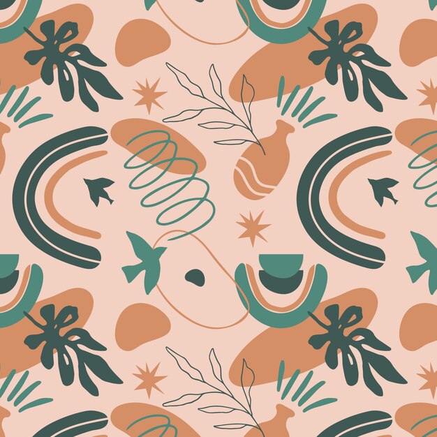 Gedempt kleurenpaletpatroonontwerp