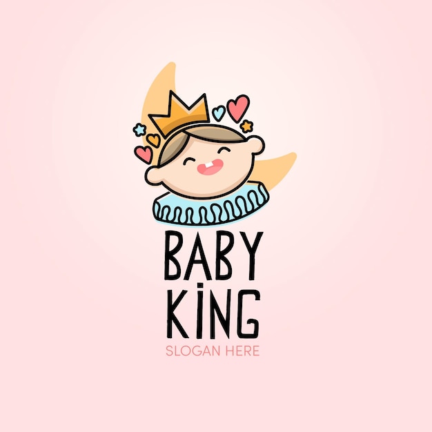 Gedetailleerd babylogo