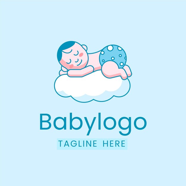 Gedetailleerd babylogo