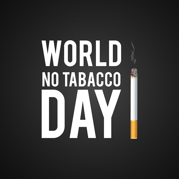 Geen dag tabak ontwerp