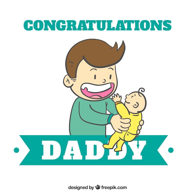 Gefeliciteerd daddy