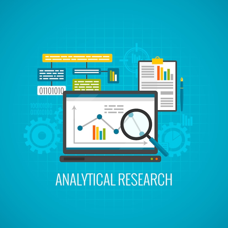 Gratis Vector gegevens en analytisch onderzoek icoon