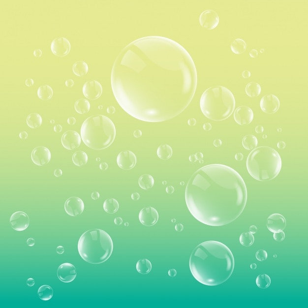 Gratis vector gekleurde achtergrond met bubbels