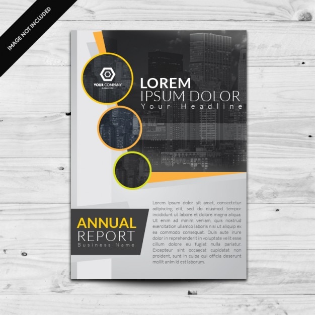 Gratis vector gekleurde brochure template