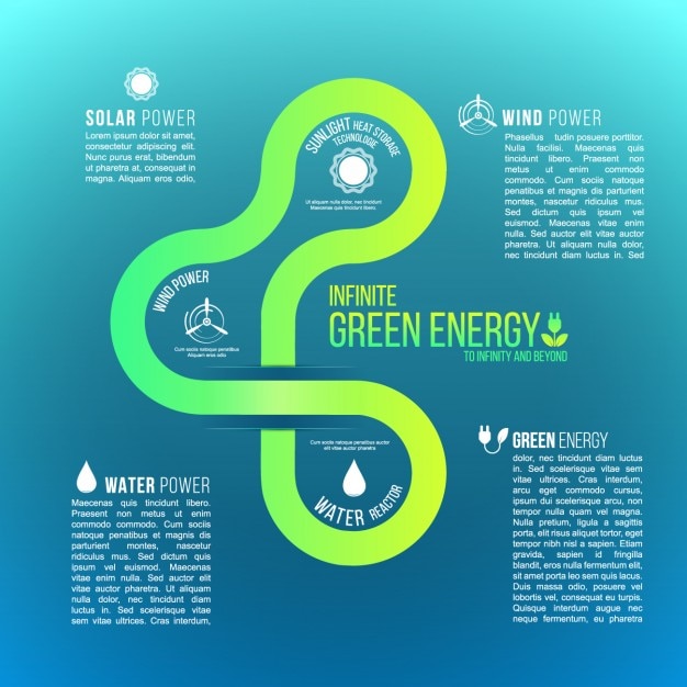 Gratis vector gekleurde infographic template