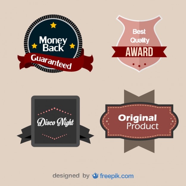 Gratis vector geld vintage label