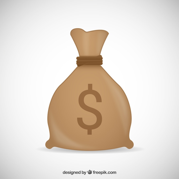 Gratis Vector geldbuidel