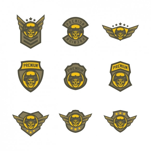 Gele airsoft logo templates