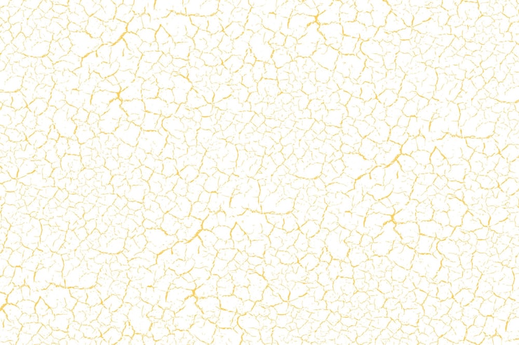 Gratis Vector gele en witte gebarsten patroontextuur