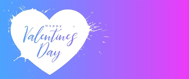 Gratis vector geluk en vrolijke banner voor de viering van valentijnsdag