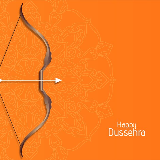 Gelukkig Dussehra cultureel festival achtergrond vector