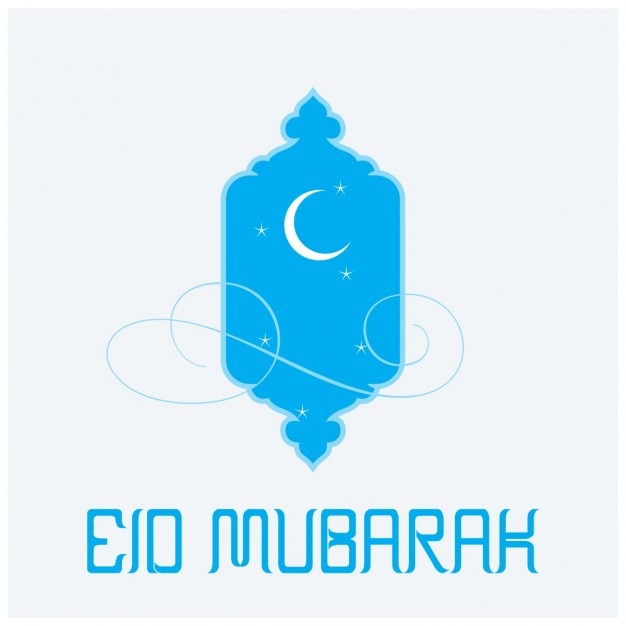 Gratis vector gelukkig eidalfitr groet