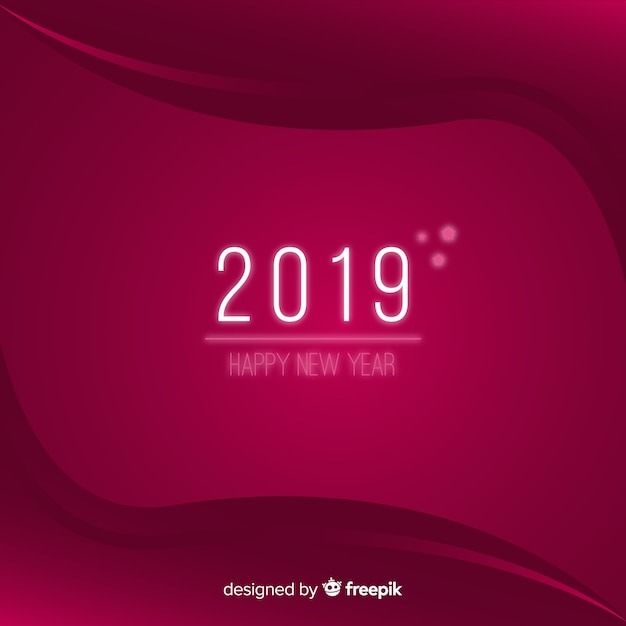 Gelukkig nieuw jaar 2019 achtergrond