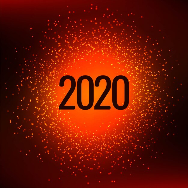 Gelukkig Nieuwjaar 2020 elegante glitters achtergrond