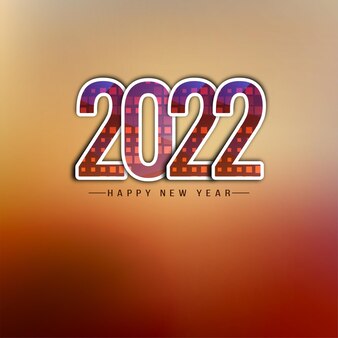 Gelukkig nieuwjaar 2022 kleurrijke mesh achtergrond vector