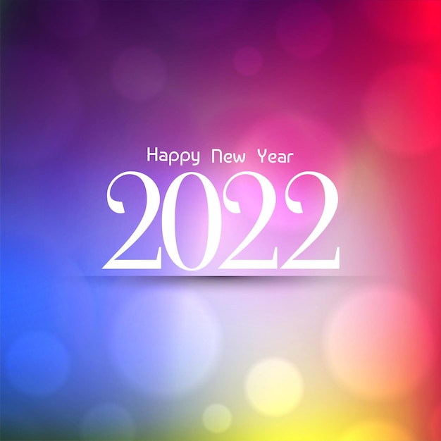 Gelukkig nieuwjaar 2022 viering groet achtergrond vector