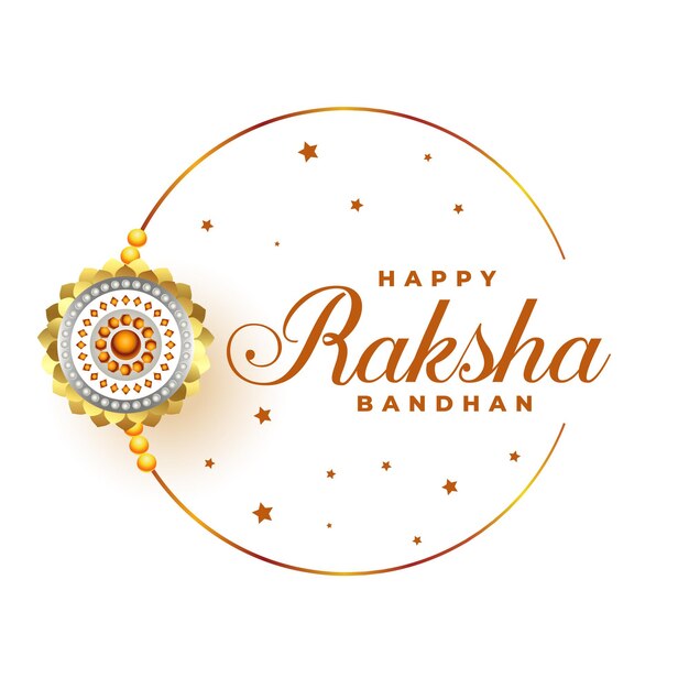 Gelukkig raksha bandhan festival groet ontwerp